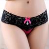 Erotic Panties Sexy Women Underwear Brazilian Girls Lace Bikini Seamless Ultra Low Waist Seamless Bow Female Thongs