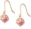 [Official] ESTELLE Women's Hook Earrings In 10K Pink Gold with November Birthstone Topaz (0222-7962-0019-0000)