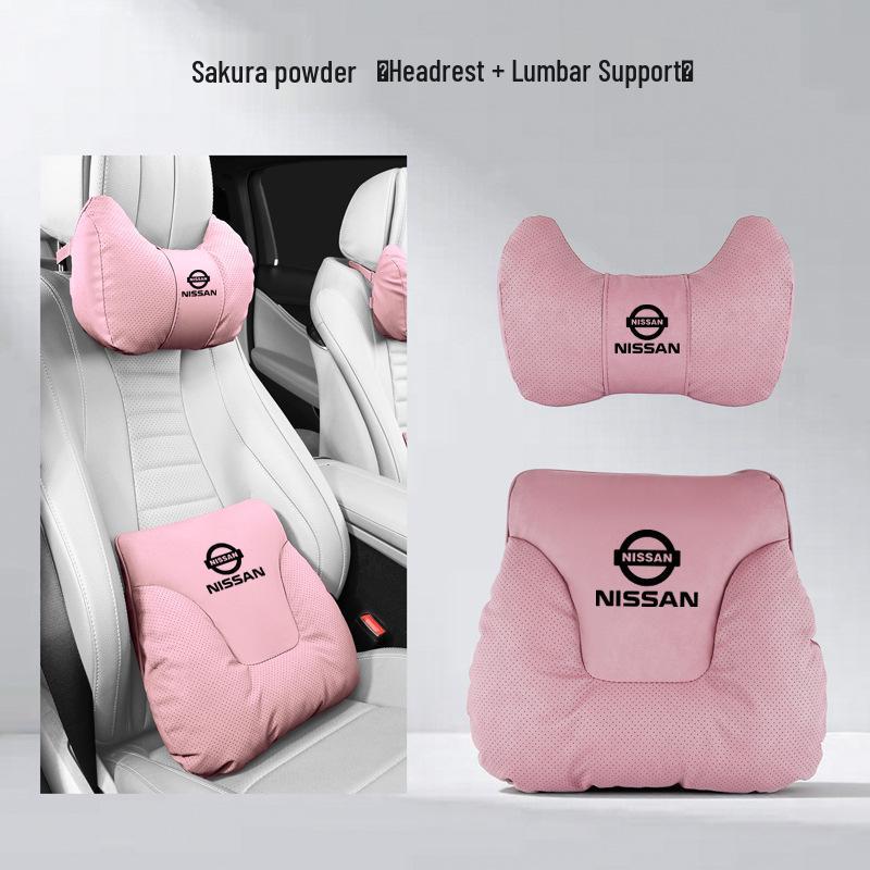 Opěrka hlavy a bederní opěrka pro vůz Nissan: Sylphy, Teana, Qashqai, X-Trail, Bluebird, Terra.