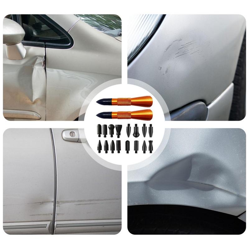 Dent Repair Tool Kits 9Pcs Adjustable Dent Remover Tools Dent Repair Kit Dent Lifter Puller For Car Large Small Ding Hails Dent