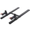 Pallet Forks, 907 Kg Clamp On Pallet Forks, 109 Cm Total Length Heavy-Duty Tractor Fork with Adjustable Stabilizer Bar for Tractor Attachments, Loader
