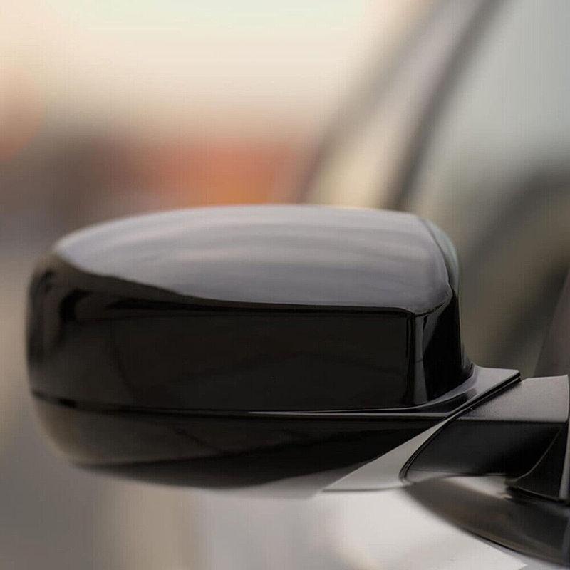 For Dodge Charger 2011- Car Rearview Side Mirror Cover Wing Cap Exterior Door Rear View Case Trim Housing Carbon Fiber Look
