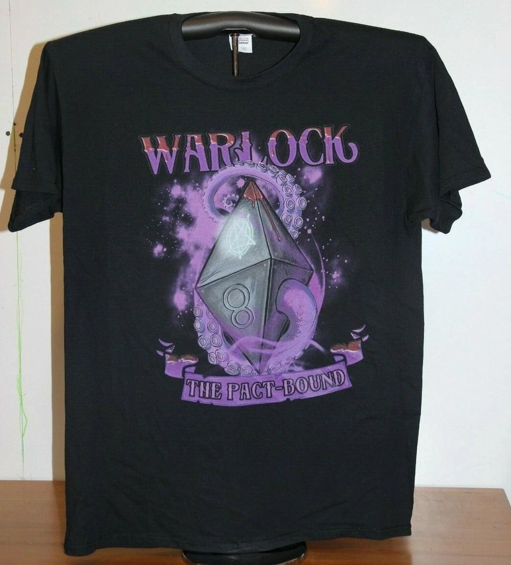 Warlock The Pact-Bound T-Shirt Black in Large S