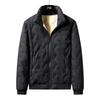 7XL Plus Fleece Lamb Fleece Padded Jacket Men's Winter Warmth Thickened Jacket Middle-aged and Elderly Plus Size
