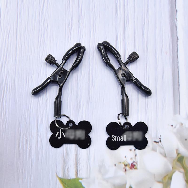 Sensual Bell Pendant Nipple Clamps for SM Training, Breast Massage, and Clitoral Play.