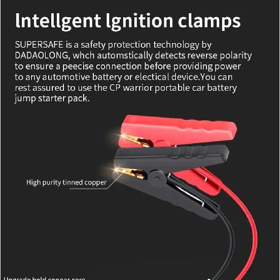 New 229800mAh Car Jump Starter Portable Power Bank Battery Starter 12V Gas and Diesel Vehicles Emergency Booster Assecories