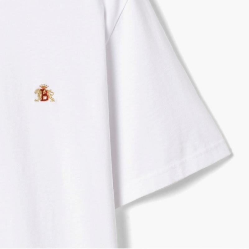 Baracuta Icon Logo Embroidered Tee White Cuf1m60000a00