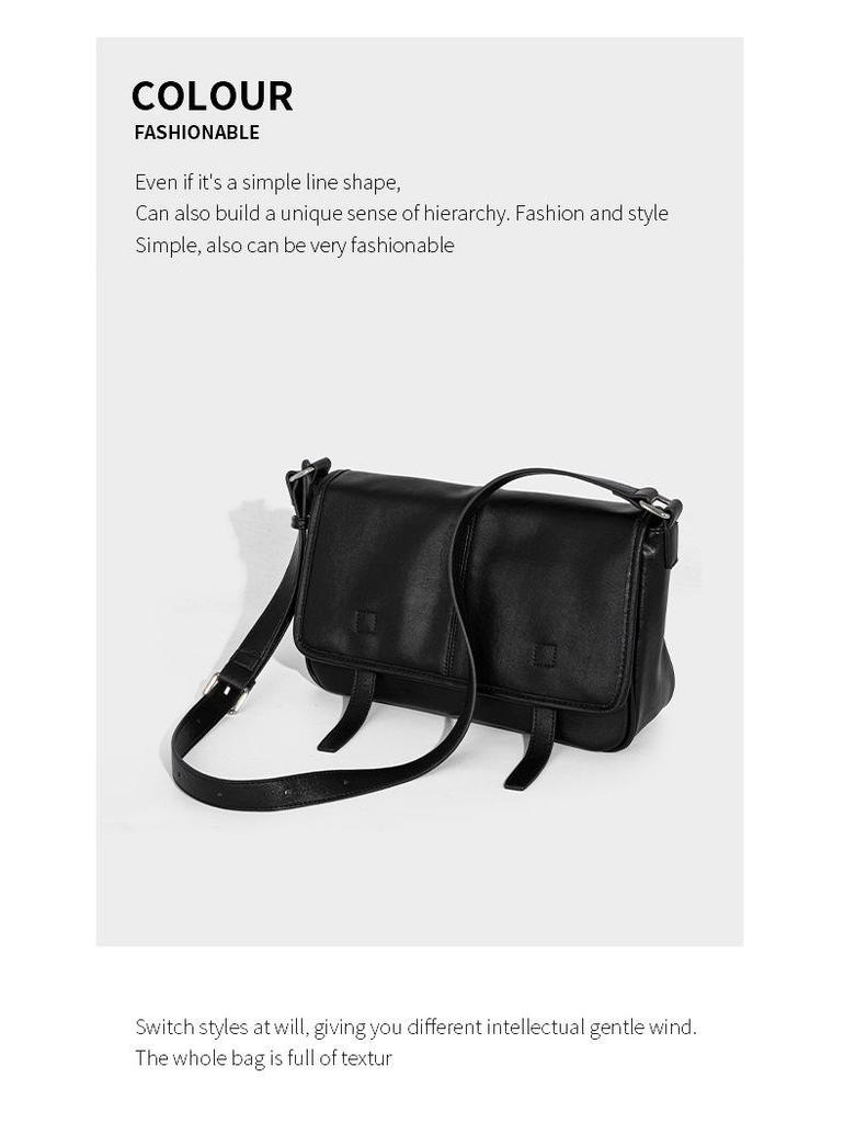 Damen Crossbody-Tasche im Vintage-Stil - Hochwertiges pflanzlich gegerbtes Rindsleder, vielseitige Umhängetasche für 2025