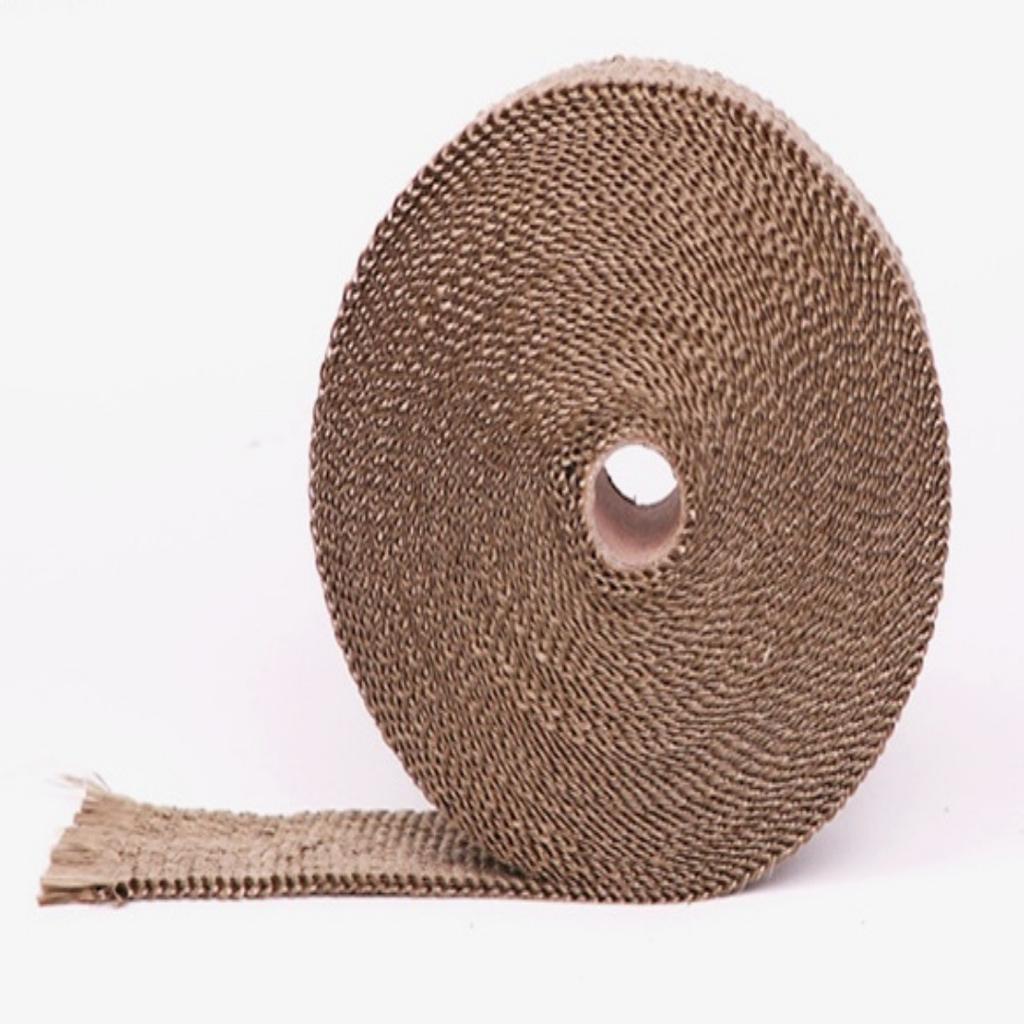 Lava Fiber Heat Shield Car Motorcycle Exhaust Thermal Tape Header Pipe Heat Wrap Tape Thermal Protection with Stainless Ties