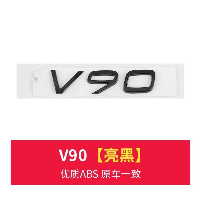 3D Chrome ABS Car Letters For Volvo XC60 XC90 S60 S80 S60L V40 V60 T5 T6 AWD Emblem Badge Logo Sticker Trunk Accessories