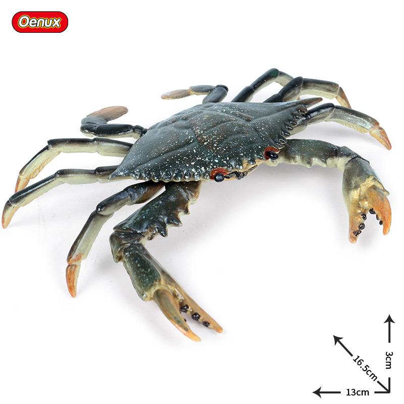 Oenux Ocean Animals Simulation Hermit Crab Nautiloidea Octopus Sea Life Model Figurines Action Figures Collection Kids Toy Gift
