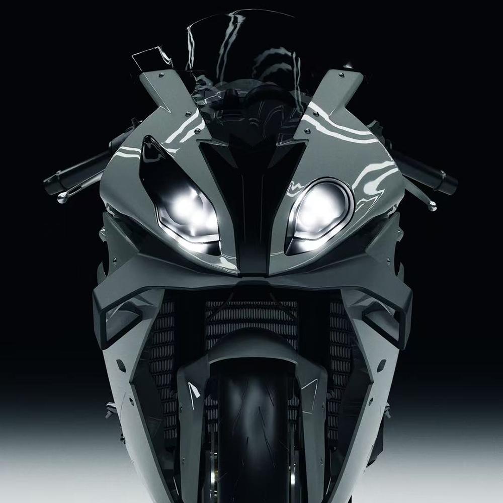 For S1000RR 2015-2018 Wind Wing Aerodynamics Fairing Winglets S 1000 RR GP WING Motorcycle Front Spoiler Lower Spoiler Front Lip