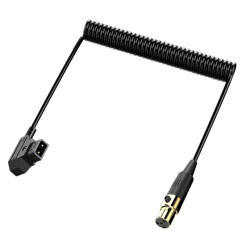 

Quality D Tap To Mini XLR4P Power Cord For Reliable Camera Connection Continuous Power Supply Power Adapter Cable 1