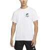 Nike Printed Letter Logo Cotton Crew Neck T-Shirt Men Tops White DM6428-100