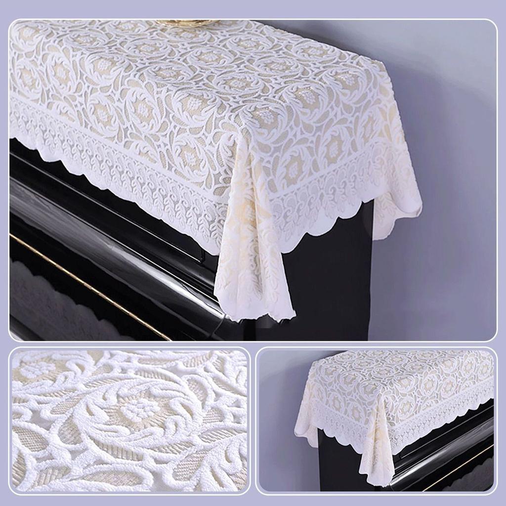 Lace Piano Covers Dust-proof Household Furniture Electronic Digital s Protective Cover Upright  Dust-cover Home Decor