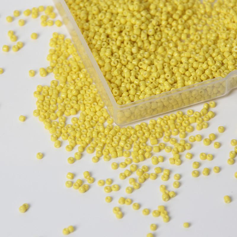 2mm Jednokolorowe szklane koraliki do samodzielnego tworzenia biżuterii - kolczyki, bransoletki, naszyjniki, akcesoria