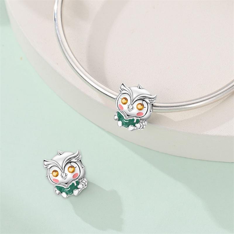 Graduation Season Charm Panda Owl Pendant Bracelet Jewelry Accessory