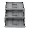 3 Tier Drawer Organizer Adjustable Expandable Multi Level Smart Drawer Organizer for Makeup Jewelry Cosmetics