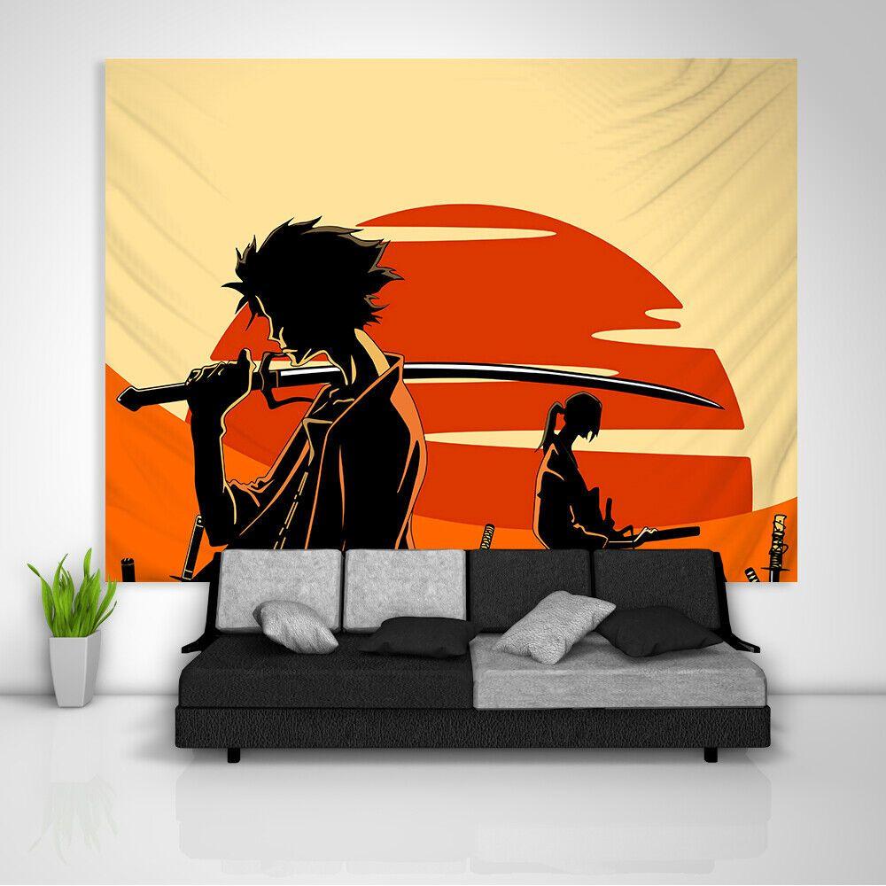 Tapestry Samurai Champloo Fu Mugen Jin 75x100