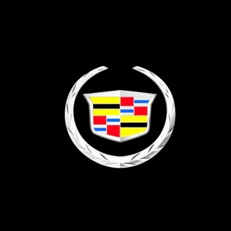 BEYKQ1 LED Car Door Welcome Light Projector Ghost Atmosphere Lamps Accessories for Cadillac SRX XT4 XT5 XT6 ATS XTS CTS CT6 Car Goods