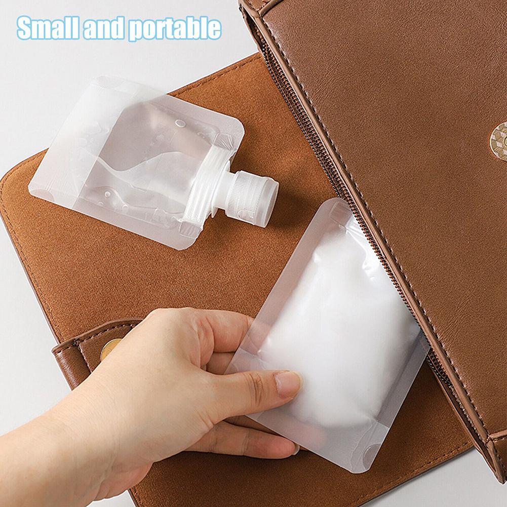 5/10Pcs Fluid Makeup Packing Bag PET Travel Portable Transparent Liquid Sub-Packaging Bags Refillable Shampoo Lotion Dispenser