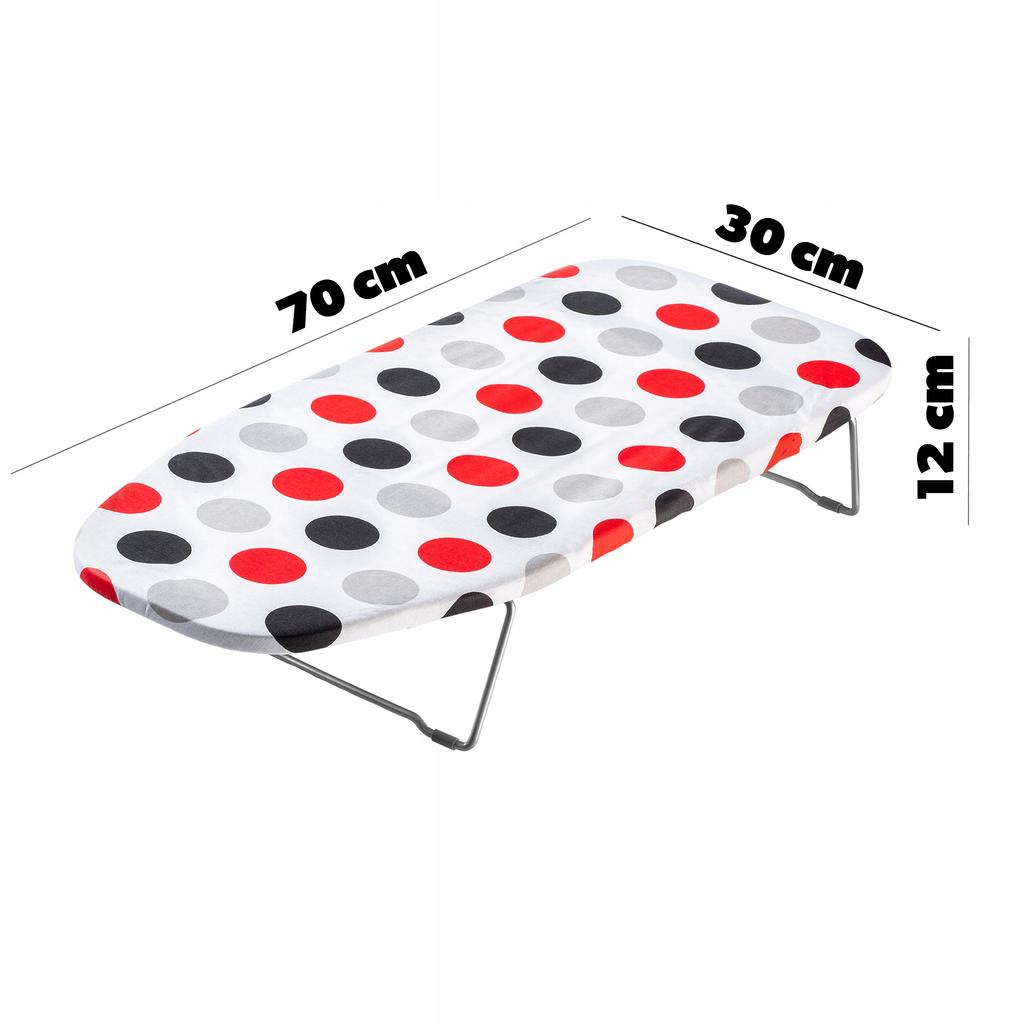 KADAX Small Ironing Board On Table For Wardrobe Travel Hotel 70x30