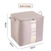 Wardrobe Packing Cube With Thick Pvc And Satin Coating For Travel And Home Use