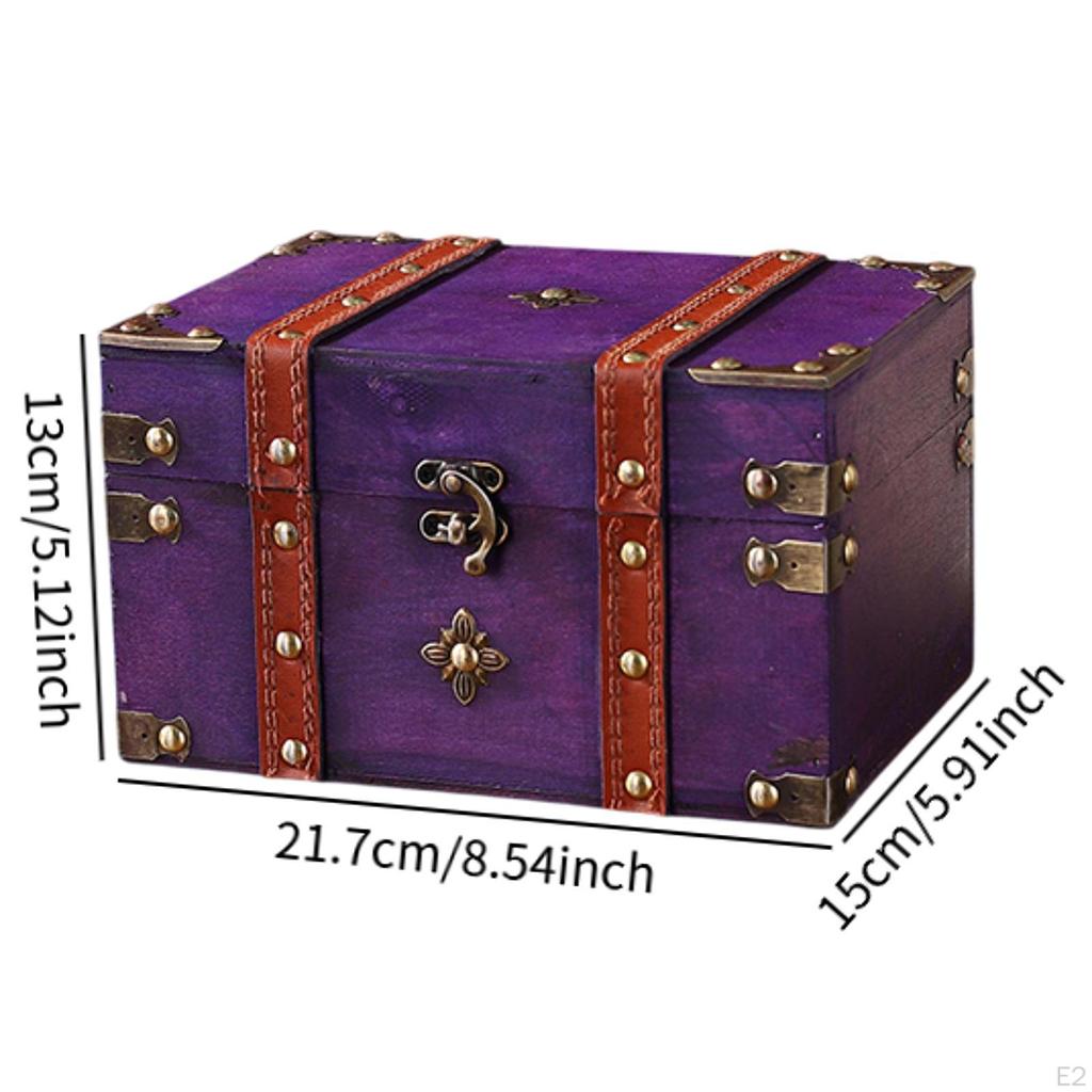 Jewelry Organizer Box Treasure Case Container Trinket for Rings Pendant Charms