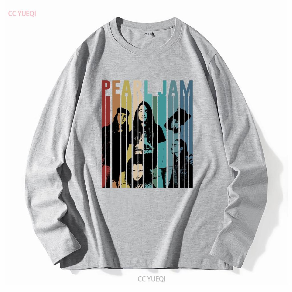 P E A R L Jam Band Vintage Retro T-Shirt Te1818 Vintage Gewaschenes Oberteil Für Den Alltag Grafik Atmungsaktiv Weich Streetwear Lässig