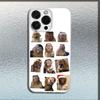 Cute Funny Monkey  Phone Case For iPhone 16,15,14,13,12,11 Plus,Pro,Max,XR,XS,X,Plus,SE,Mini Transparent Soft Cover