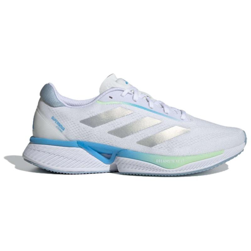 adidas Supernova Eterno men low-top mesh cushioned anti-slip running shoes white-silver-blue ID1285