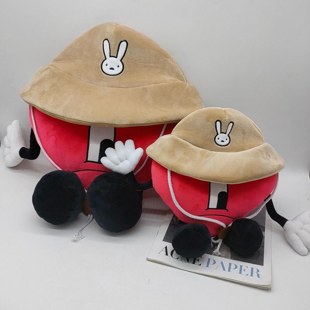 Un Verano Sin Ti Bad Bunny Plush Toy Soft And Durable Heart-shaped Pillow For Kids And Adults