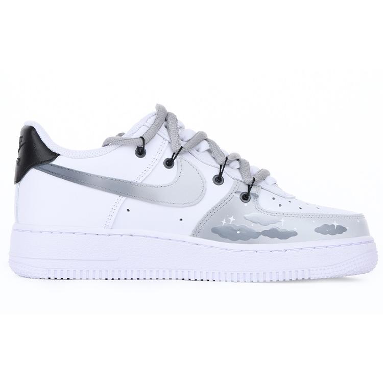 Nike Air Force 1 '07 Air Force 1 Thermal Coverage Low Top Skateboard Shoes Men's Gray White CW2288-111(Team-S-BOX)