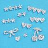 10Pcs Decorative Rhinestones Appliques Sparkling Iron On Rhinestones Patches For Handmade Garment Tshirts Jeans Jackets Bag Sewing Embellishment