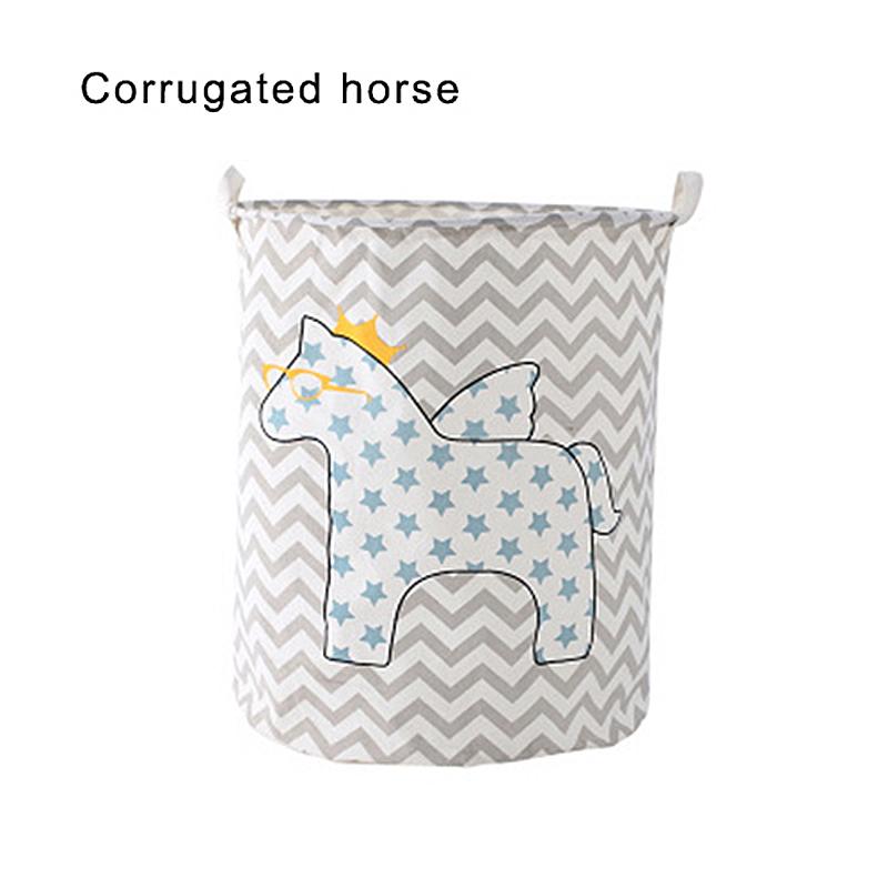 

2026 Waterproof Dirty Barrel Folding Toy Creative Clothes Basket Bra Necktie Socks Storage Box Bag Bins Organizer Laundry Basket