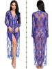 European and American Style Lace Mesh Transparent Nightdress