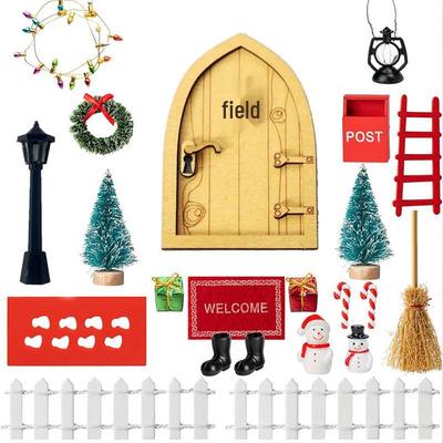 Retro Christmas Miniature Dollhouse Decorations