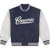 Converse Baseball Jacket Unisex Marine Blue (Unisex) Baseball Jackets 10026912 A03