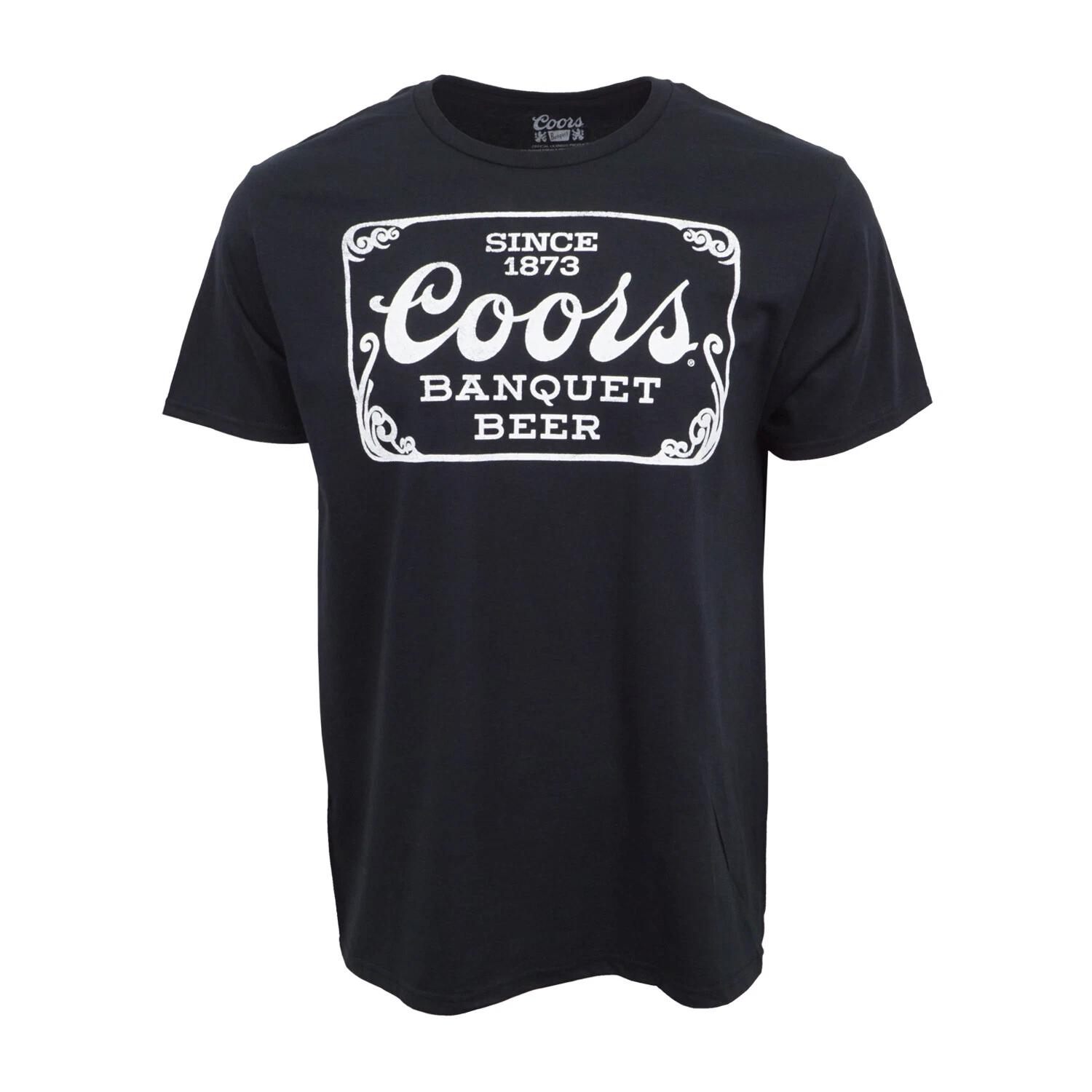 Unisex Adult Casual Graphic COORS LIGHT ESTABLISHED T SHIRT OFFICIA... M