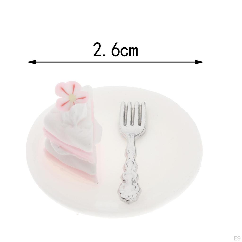 1/12 Dollhouse food Cake Miniatures Kitchen for Kids Boys Girls