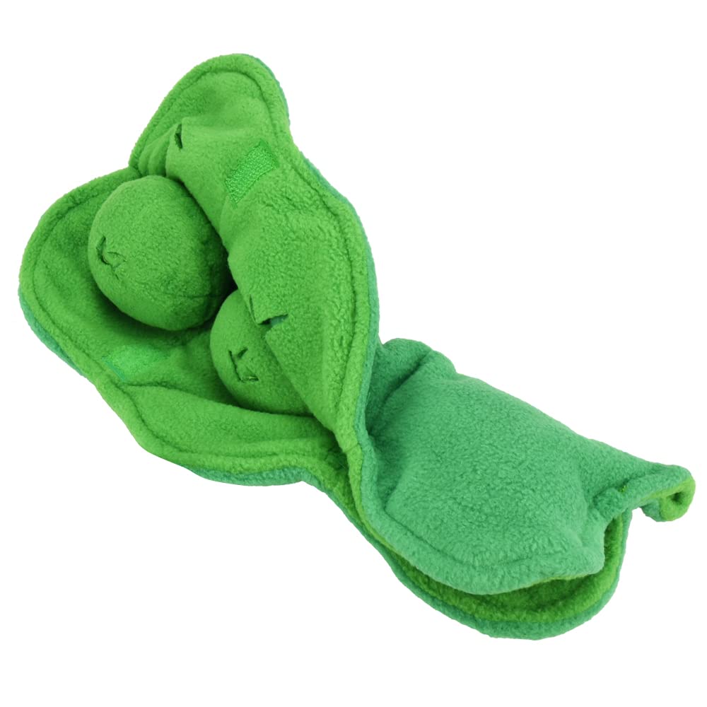 Nosework Dog Toy Training Treat Search Lack of Exercise Stress Relief Washable Green Pea