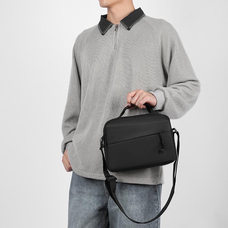Men's Crossbody Bag Water-repellent Business Handbag Commuter Shoulder Bag
