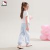 Hello Kitty Girls' Summer Outfit 2025 New Stylish Fashionable Children's Short-Sleeve T-Shirt for Older Girls with Mosquito-Repellent Pants