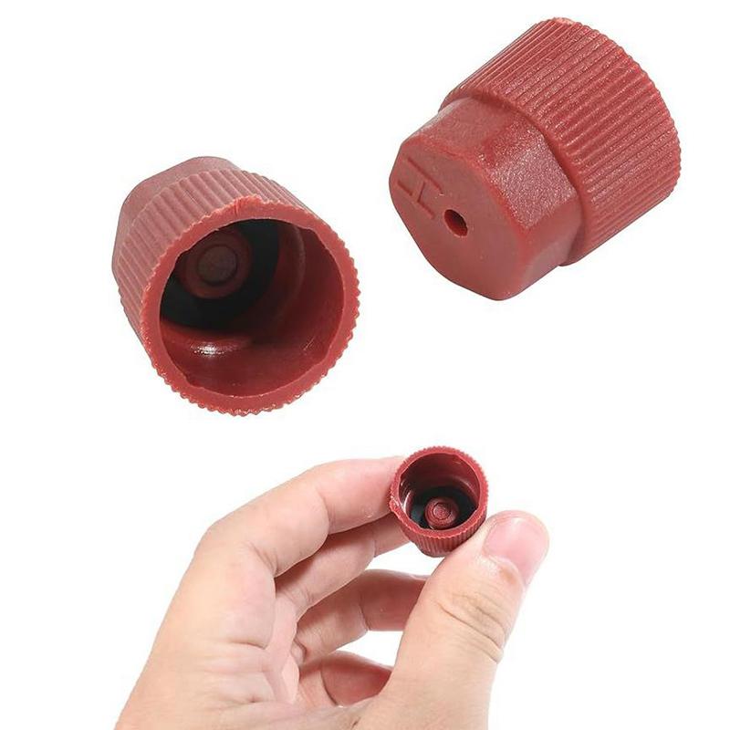 10Pcs/Set R134A Cap A/C Cap 13Mm And 16Mm Car Air Conditioning Service Ac System Charging Port Caps Low Side And High Side