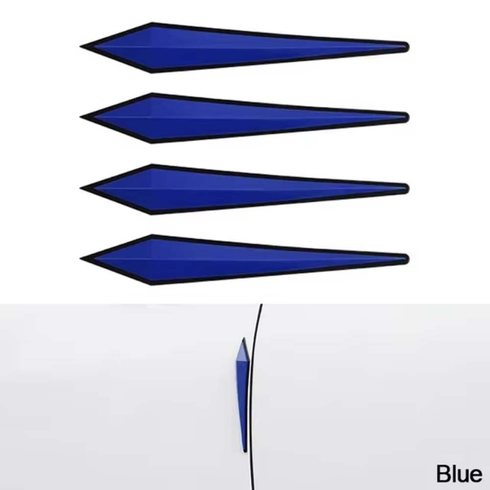 

4 шт. защитная наклейка от царапин на кузов автомобиля, бампер, защита от столкновений, резиновая полоска на кромку зеркала заднего вида