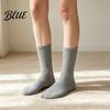 Non-slip Fitness Socks for Gym Cotton Socks Breathable Solid Color Athletic Soft Sweat-Absorbent Lightweight Mesh Sports Running And Daily Wear