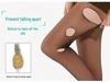Women's Anti-Snag Durable Nude Stockings - Natural Look, No-Roll Pantyhose