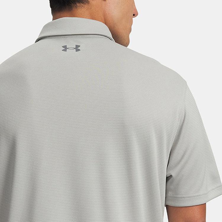 Under Armour Tech Logo Breathable Button Loose Short Sleeve Polo Shirt Men Tops 1290140-069