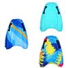 Children's Portable Inflatable Surfboard Lightweight Kickboard Ocean Surfing Water Slider Blue Striped