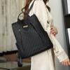 Retro Anti-Theft Backpack Soft Leather Women's Commuter Lightweight Travel Schoolbag